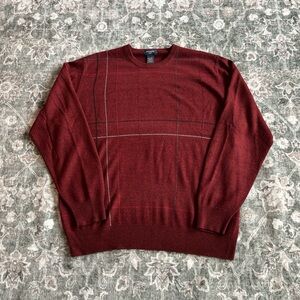 Vintage Burgundy Crewneck Sweater